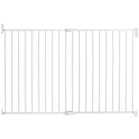 Munchkin Extending XL Tall and Wide Hardware Baby Gate, White