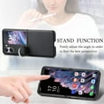 thumbnail image 2 of for Oppo Find N2 Flip Case with Ring, Slim PU Leather Protective Cover Phone Case Oppo Find N2 Flip ZH Black, 2 of 9