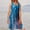 3# Blue Casual Dresses for Women 2023, variant on Dyegold Sundresses for Women Casual Beach - Womens Midi Independence Day Dresses Round Neck Sleeveless 4th of July Ruffle A-Line Boho Wedding Guest Sun Dress