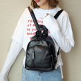 thumbnail image 6 of Bidobibo Mini Backpack for Women Anti-theft Backpack Bag Shoulder Bag Casual Wild Soft Leather Dual-use Small Black Backpack, 6 of 9