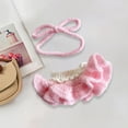 thumbnail image 1 of Muñeco de Peluche, Vestido Tejido, Accesorios para Fotos DIY, Disfraces de Juego de Imitación con Diadema, Haz Tus Propias Muñecas para Muñecas de 6,6 Rosa, 1 of 8
