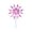 Pink, variant on 3D Flower Pinwheels Colorful Rotating Windmill Portable Wind Spinner Outdoor Stress Relief Interactive Decor Toy For Backyard Garden Lawn Daily Entertainment