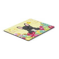 Carolines Treasures BB6014MP Easter Eggs French Bulldog Black Mouse Pad Hot Pad or Trivet Large multicolor