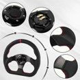 thumbnail image 4 of 13 Inch Racing PC Game 320mm Leather Steering Wheel Drift Racing Parts Modified Steering Wheel, 4 of 5