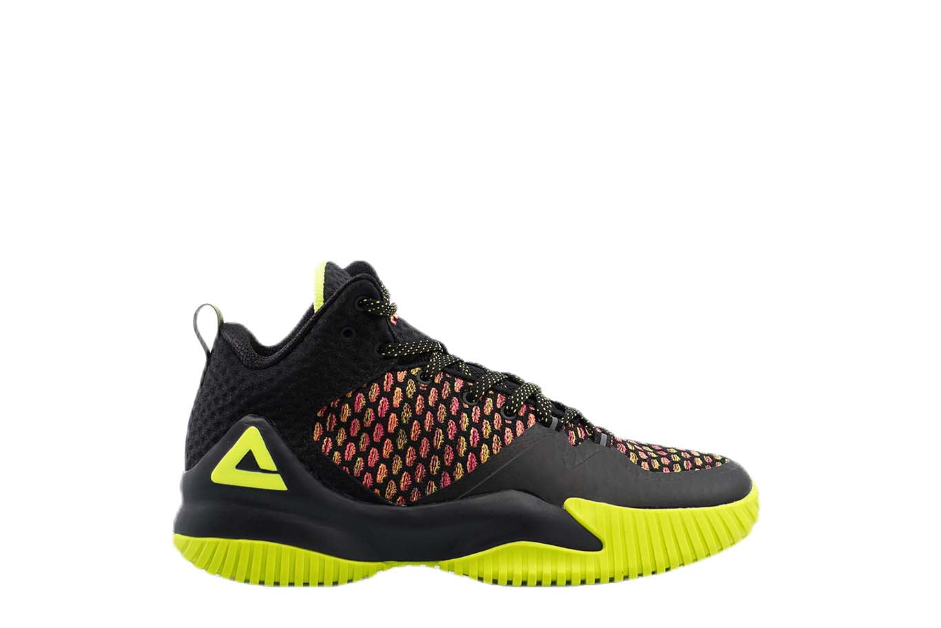 neon yellow basketball shoes