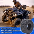 thumbnail image 2 of Yesfashion AT27x9-14-6PR TL VICTORY TL KNIGHT ATV Tires,All Terrain ATV UTV Off-Road Tires(Set of 2, Tubeless), 2 of 7