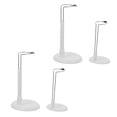 thumbnail image 1 of OULII Doll Display Rack 4Set White Plastic Action Figure Display Base Head Support For Collectors, 1 of 6