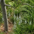 thumbnail image 2 of 12 piezas de adornos para árboles de Navidad con forma de gota de hielo de carámbano de cristal, 2 of 5