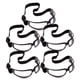 thumbnail image 1 of Juego de 5 gafas de seguridad Zulema Dribble Goggles Specs para entrenamiento de regate de baloncesto Negro, 1 of 7