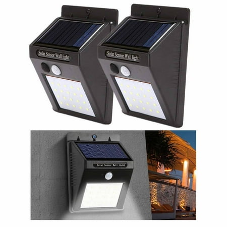 

2 Pack Solar Outdoor Lights Motion Sensor Waterproof Security Front Door Garden