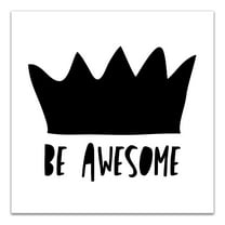Creative Products Be Awesome 20x20 Canvas Wall Art