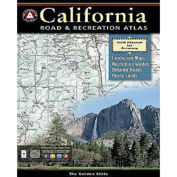 Benchmark Road & Recreation Atlas California By National Geographic Maps