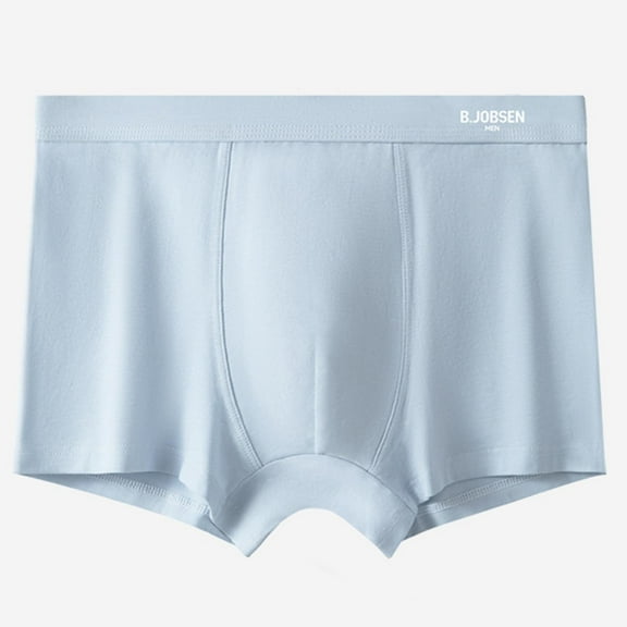 Dxzfnsa Men's Boxer Shorts 100% Cotton Classic Plaid Woven Boxers for Men Soft Breathable Mens Underwear with Button Fly Boxer Briefs for Men,Light Blue-4XL