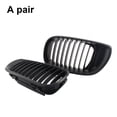 thumbnail image 3 of Rejilla de riñón protectora de una sola línea ABSABS Protective Frente Grille Grille Grill Estilo automático Reemplazo Reemplazo de accesorios Reemplazo para E46 4D Sedan 320i 2002-2005 Matte Black Inevent VI001699-01, 3 of 7