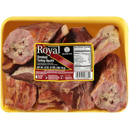 Royal Smoked Turkey Necks, 32 oz - Walmart.com