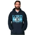 thumbnail image 3 of Christian Faith Lord is Strength Hoodie Sweatshirt Women Men Brisco Brands S, 3 of 6