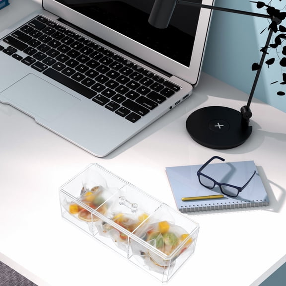 Topbathy tea box organizer chest Tea Bag Organizer Acrylic Storage Women 1Pcs