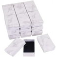 thumbnail image 1 of Cajas de regalo rectangulares de cartón kraft blanco mármol (paquete de 20), 1 of 9