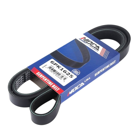 MOCA AUTOPARTS 6PK1625 Serpentine Belt Fit for 1993-1997 Chevrolet Camaro 5.7L & 2013-2017 Ford F-150 5.0L &  2010-2014 Subaru Legacy 3.6L