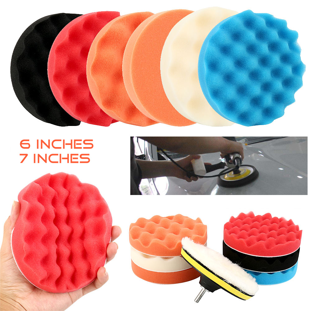 28 Car Polisher Gross Polish Pad Buffer Waxing Buffing Polishing Sponge