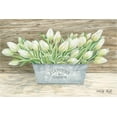 thumbnail image 3 of Gango Home Decor Country-Rustic Flowers and Garden Tulips & Farmer's Market Tulips; Two 18x12in Art Prints in Distressed White Frames, 3 of 6