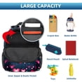 thumbnail image 5 of Valentine's Day Love ECG Large Capacity Backpack with Adjustable Shoulder Strap, Printed Design, Lightweight , Shoulder Backpack Book Bag, Small Backpack Purses for Teens, 5 of 6