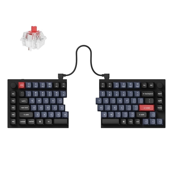 Teclado mecánico para juegos Keychron Q11 QMK/VIA TKL Split