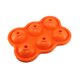 thumbnail image 1 of Billuyoard 6 bolas de whisky, cubitos de hielo, fabricante de bolas, molde de silicona, esfera, molde de hielo DIY, barra de bandeja Cocina y Comedor naranja, 1 of 6
