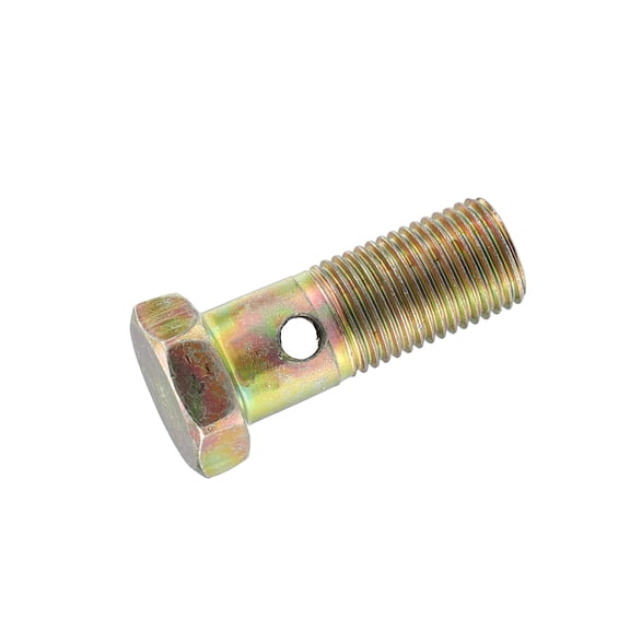Unique Bargains 1Pcs M10x1 Banjo Bolt Brake Line Fitting Adapter Replacement for Motorcycle Car Iron Bronze Tone