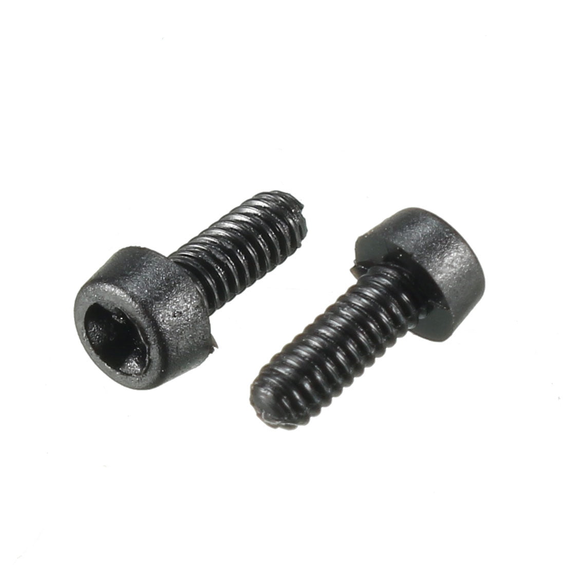 M2 x 5mm Plastic Phillips Cross Pan Head Machine Screws Black 100 PCS