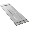 thumbnail image 6 of Ekena Millwork 17 1/8"W x 47"H True Fit PVC Three Board Spaced Board-n-Batten Shutters, Hailstorm Gray (Per Pair - Hardware Not Included), 6 of 8
