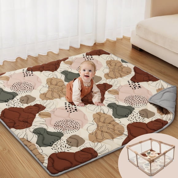 Tapete de juego para bebés Blissful Diary, acolchado grueso y suave, de espuma