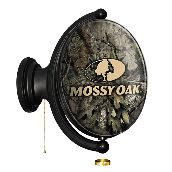 Mossy Oak® Break-Up®: Original Oval Rotating Lighted Wall Sign