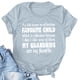 thumbnail image 5 of Gibobby Blusa Casual de Mujer Top moda Blusa manga corta con estampado mujer Camiseta con letras Blusa mujer con cuello redondo(Gris,M), 5 of 5