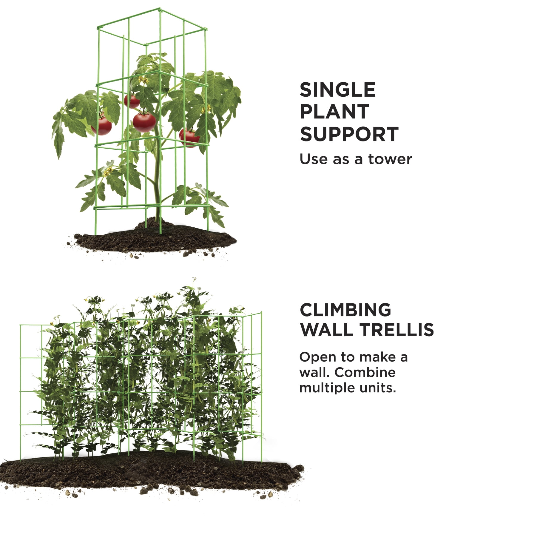 CAREERING PLACEBO301 （YW） Panacea 47-in 4-Panel Heavy Duty Powder Coated Steel Tomato