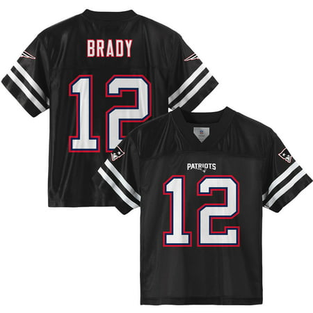 Youth Tom Brady Black New England Patriots Player