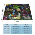 thumbnail image 4 of Manta polar de Pesadilla antes de Navidad, manta súper suave y acogedora, manta de franela ligera y cómoda, mantas de felpa cálidas para sofá, sofá, cama, 4 of 7
