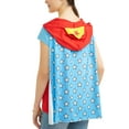 thumbnail image 2 of Juniors DC Comics Wonder Woman Lightweight Hooded Cosplay Tee w/ Removable Cape, 2 of 3