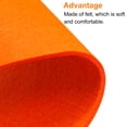 thumbnail image 3 of Unique Bargains 8x8" Mouse Pad, 2 Pack Dual Side Soft Smooth Desk Pad Writing Mat, Orange, 3 of 6