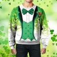 thumbnail image 4 of PMUYBHF Homme Hommes Chandails à Capuchon Chandail Homme Printemps et Automne Grande Fleur Tout Imprimé Manches Longues Col Rond Sans Capuche Floral Tendance Mode Chandail de Base Chandail pour Hommes Chandail à Capuchon 5X, 4 of 7
