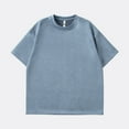 thumbnail image 2 of Rloper-Lop Oversized Solid T-Shirts for Men Short Sleeve Crewneck Sweatshirts Vintage Streetwear Basic Tees Fashion Solid Color Tops, 2 of 4