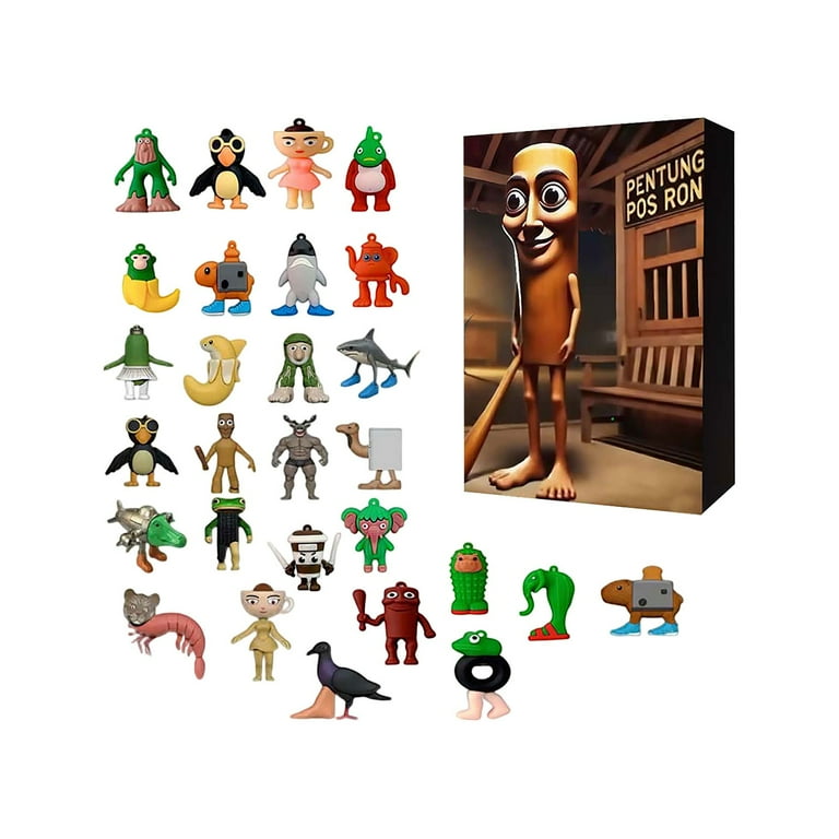 24 PCS, Italian Brainrot Animals Blind Box Toy Collection Figure