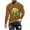 Brown, variant on ZRGHAOYLQ St. Patrick's Day Shirts for Men Green Shamrock Gnomies Graphic Tees Cozy Long Sleeve Pullovers Tops Plus Size Crewneck Big and Tall Men Going Out Shirts for St Patricks Days