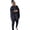 Black, variant on Plus Size Asymmetrical Hem Top and Pants Set