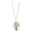green, variant on European And American Retro Double-Sided Glass Crystal Plant Life Tree Trunk Flower Pendant Lady Eternal Flower Necklace