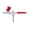Orange 0.5mm, variant on AC 131 Dual Action Red Airbrush Pen Spray Art Painting Tattoo Cake Makeup Beautifu Model Air Brush Gun ,Versatile applications
