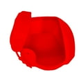 thumbnail image 3 of Fishing Rod Wheel Cover Protecting Covers Protective Component Wear-resistant Solid Color Silicone Reel Case Tackle Fitting Red Left side, 3 of 9