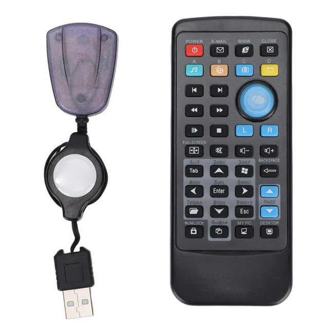 Control remoto Receptor USB Control PC Computadora Control remoto Controlador remoto inalámbrico