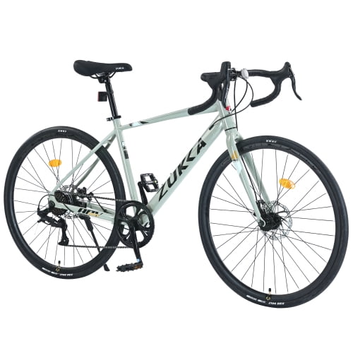 自転車本体 EUROBIKE XC550 Eurobike XC550 Road Bike, 21 Speed, 700C Wheels, Steel Frame, 54Cm