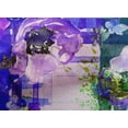thumbnail image 4 of oneOone Cotton Cambric Purplish Blue Fabric Check & Flower Watercolor Fabric For Sewing Printed Craft Fabric By The Yard 56 Inch Wide, 4 of 4